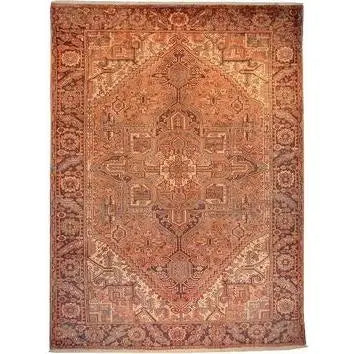 One Of The Kind Persian Heriz Rug 10'11" x 8'0"